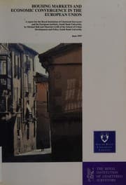 Tapa de Housing markets and economic convergence in the European Union
