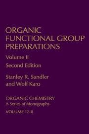 Tapa de Organic Functional Group Preparations