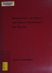 Tapa de Restaurierung von Papyrus und anderen Schriftträgern aus Ägypten