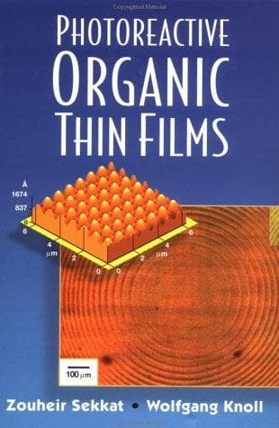 Tapa de Photoreactive Organic Thin Films