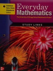 Tapa de Everyday Mathematics, Grade 4, Consumable Study Links
