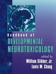 Tapa de Handbook of developmental neurotoxicology
