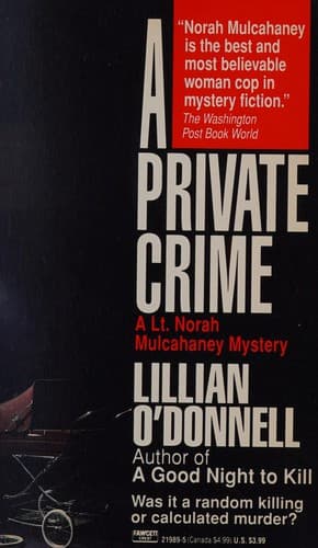 Tapa de A Private Crime