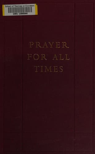 Tapa de Prayer for all times