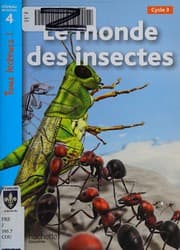 Tapa de Le monde des insectes
