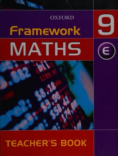 Tapa de Framework Maths, Year 9
