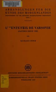 Tapa de L'Enteuxis de Varsovie (Papyrus Edfou VIII)