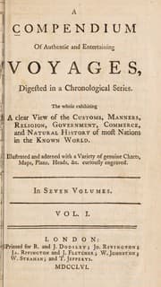 Tapa de A compendium of authentic and entertaining voyages