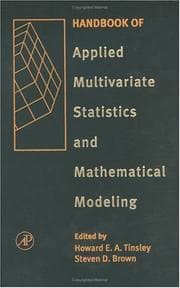 Tapa de Handbook of applied multivariate statistics and mathematical modeling