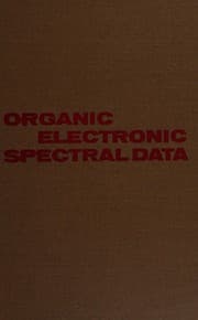 Tapa de Organic electronic spectral data