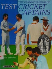 Tapa de The Guinness book of test cricket captains