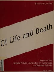 Tapa de Of life and death