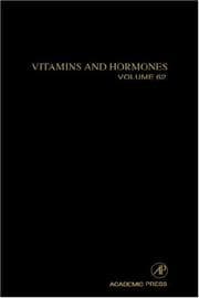 Tapa de Vitamins and hormones