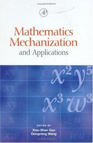 Tapa de Mathematics Mechanization and Applications