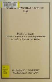 Tapa de Dr. Luther's bulla and Reformation