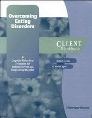 Tapa de Overcoming Eating Disorders Client Workbook