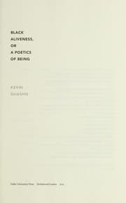Tapa de Black Aliveness, or a Poetics of Being