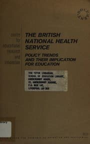 Tapa de The British National Health Service
