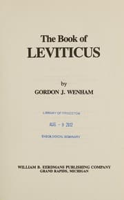 Tapa de The book of Leviticus