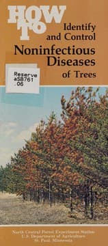 Tapa de How to identify and control noninfectious diseases of trees