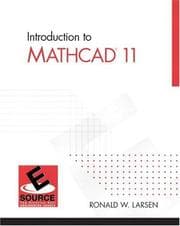 Tapa de Introduction to Mathcad 11