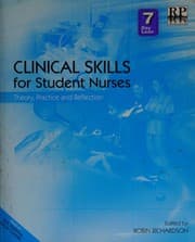 Tapa de Clinical Skills for Student Nurses