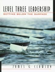 Tapa de Level Three Leadership
