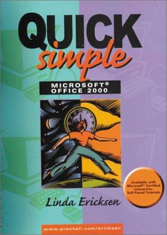Tapa de Quick simple Microsoft Office 2000