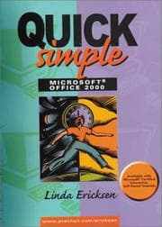 Tapa de Quick simple Microsoft Office 2000