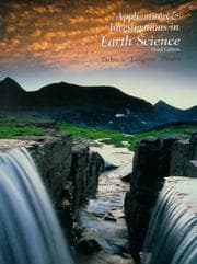 Tapa de Applications and Investigations in Earth Science