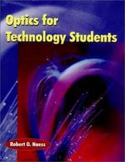 Tapa de Optics for Technology Students