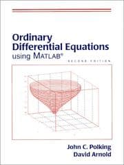Tapa de Ordinary differential equations using MATLAB