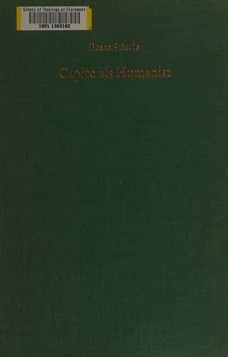 Tapa de Capito als Humanist