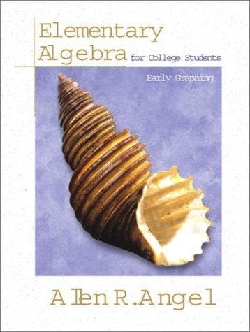 Tapa de Elementary Algebra for College Students