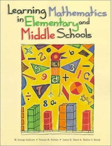 Tapa de Learning Mathematics in Elementary and Middle Schools