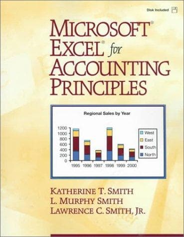 Tapa de Microsoft Excel for Accounting Principles