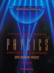 Tapa de Study guide with computer exercises to accompany Physics for scientists & engineers with Modern physics, third edition