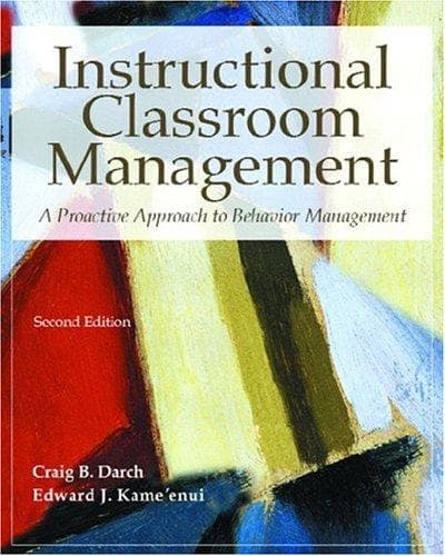 Tapa de Instructional Classroom Management