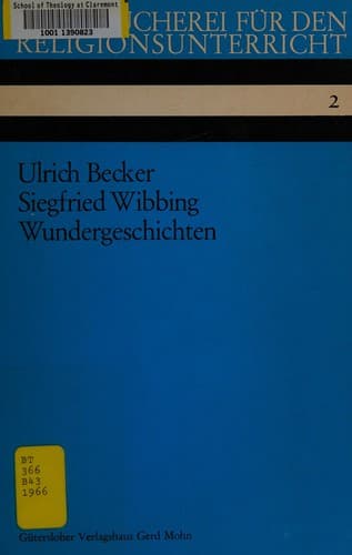 Tapa de Wundergeschichten