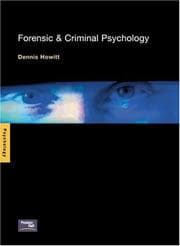 Tapa de Introduction to forensic and criminal psychology
