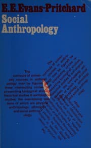 Tapa de Social anthropology