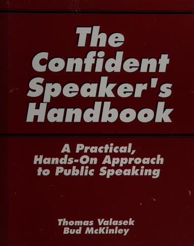 Tapa de The confident speaker's handbook