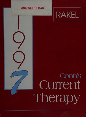 Tapa de Conn's Current Therapy 1997