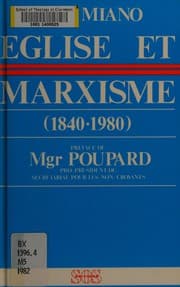 Tapa de Eglise et marxisme (1840-1980)