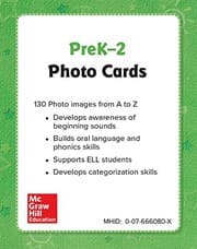 Tapa de World of Wonders Grade Pre-K Photo Cards