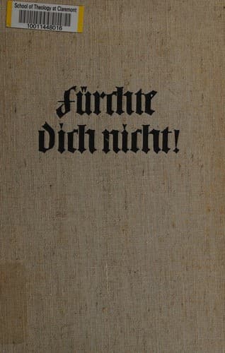 Tapa de Fürchte dich nicht!