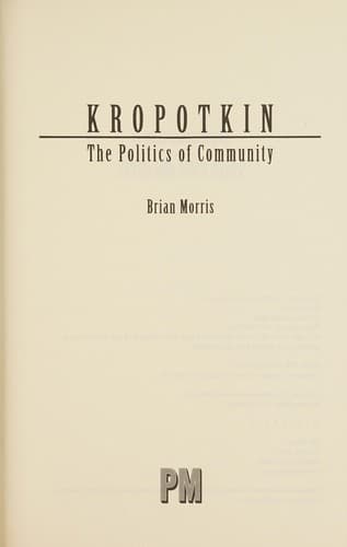Tapa de Kropotkin