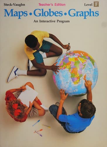 Tapa de Steck-Vaughn maps, globes, graphs