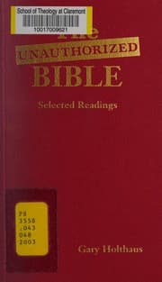 Tapa de The unauthorized Bible