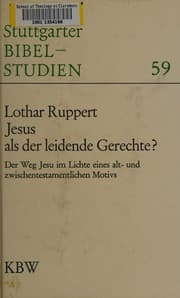Tapa de Jesus als der leidende Gerechte?